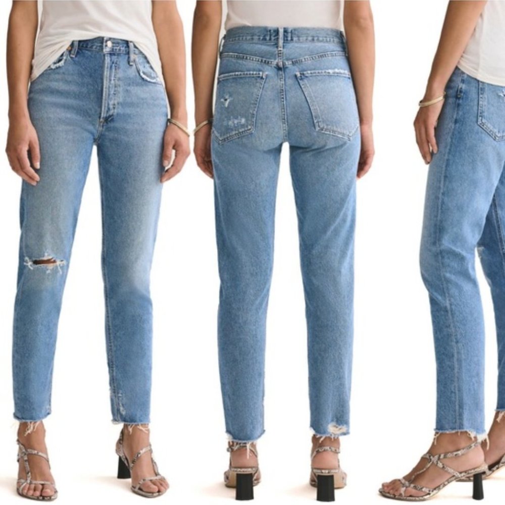 Agolde- Jamie High Waist Classic Fit Jeans